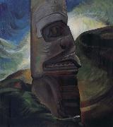 Emily Carr A Skidegate Pole oil painting reproduction